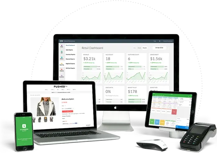 Retail mobile app interface preview
